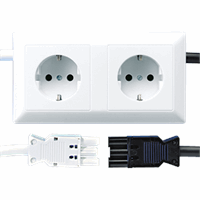 WCD RA 2x1v inb hor afd.raam Stago/Wiel alpwit AS afbeelding 2