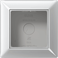 Opbouwbehuizing 1v + afd.raam aluminium A/AS afbeelding 2