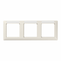 Afdekraam 3v slv hor. tekstkd 9x55 crème AS afbeelding 2