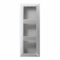 Opbouwbehuizing 3v + afd.raam aluminium A/AS afbeelding 2