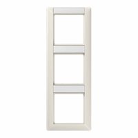 Afdekraam 3v vert. tekstkd 12x55 crème AS afbeelding 2