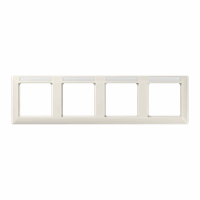 Afdekraam 4v slv hor. tekstkd 9x55 crème AS afbeelding 2