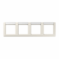 Afdekraam 4v hor. tekstkd 12x55 crème AS afbeelding 2