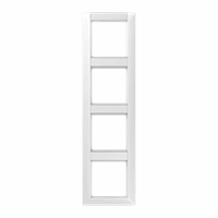 Afdekraam 4v vert. tekstkd 12x55 alpinewit AS afbeelding 2