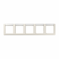 Afdekraam 5v hor tekstkd 12x55 crème AS afbeelding 2