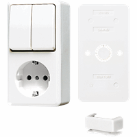 Combi opb WCD RA 1v + serie bodempl alpwit AP afbeelding 2