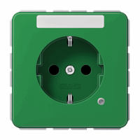WCD RA 1v inb kv tekst LED-gn besch.cont.groen CD afbeelding 2