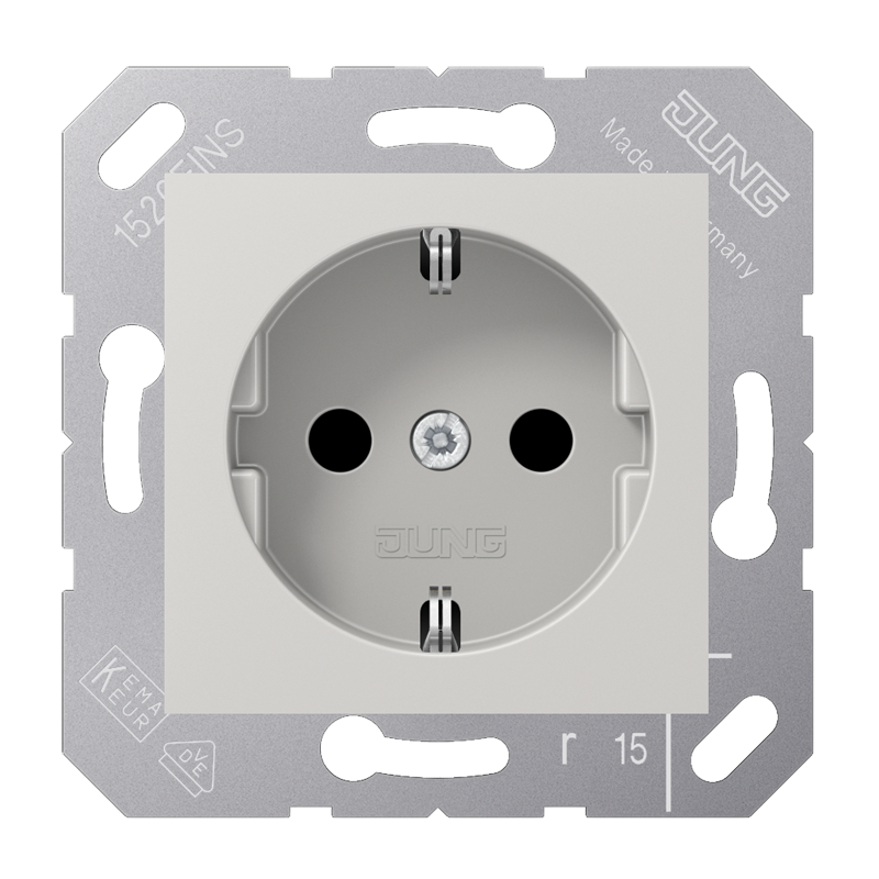 Jung Cd 5120 Bf Lg WCD 50X50 Lichtgrijs Met R/A afbeelding 2