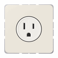 WCD 1V Slv Inb 125V/15A Usa Crème Cd afbeelding 2