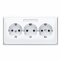WCD RA 3v inb tekstkd  incl.afdekraam alpinewit CD afbeelding 2