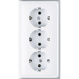 WCD RA 3v inb incl.afdekraam alpinewit CD afbeelding 2
