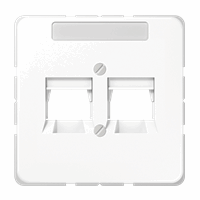 Cpl slv 2xModjack AT&T tekst 6x37 schr. alpwt CD afbeelding 2