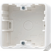 Opbouwbehuizing 1v crème CD afbeelding 2