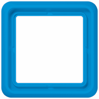 Afdekraam 1v slv tbv "CD561" thermoplast blauw CD afbeelding 2