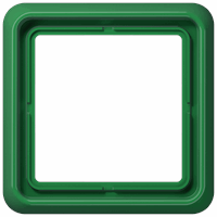Afdekraam 1v slv thermoplast groen CD afbeelding 2