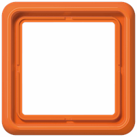 Afdekraam 1v slv thermoplast oranje CD afbeelding 2