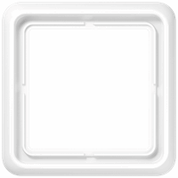 Afdekraam 1v slv thermoplast alpinewit CD afbeelding 2