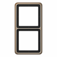 Afdekraam 2v slv aluminium goudbrons CD afbeelding 2