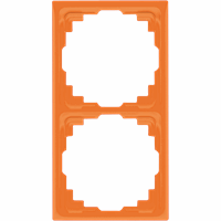 Afdekraam 2v slv wandgoot thermoplast oranje CD afbeelding 2