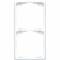 Afdekraam 2v slv wandgoot thermoplast alpinewit CD afbeelding 2