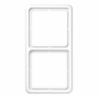 Afdekraam 2v slv thermoplast alpinewit CD afbeelding 2