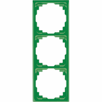 Afdekraam 3v slv wandgoot thermoplast groen CD afbeelding 2