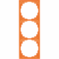 Afdekraam 3v slv wandgoot thermoplast oranje CD afbeelding 2