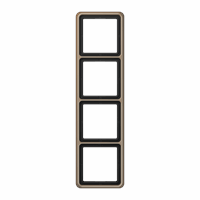 Afdekraam 4v slv aluminium goudbrons CD afbeelding 2