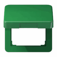 Klapdeksel slv 50X50mm terugverend groen CD afbeelding 2