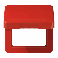 Klapdeksel slv 50X50mm rood CD afbeelding 2