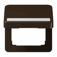 Klapdeksel slv tekstkd 9x58 50X50mm bruin CD afbeelding 2