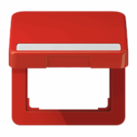 Klapdeksel slv tekstkd 9x58 50X50mm rood CD afbeelding 2