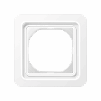 Afdekraam 1v slv 90x90 IP44 thermoplast alpwit CD afbeelding 2