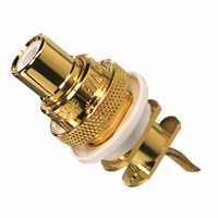 Tulp connector High-End chassis female rd+wit afbeelding 2