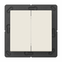 Wandzender 2v inb slv RF 4 kanaal crème A/AS afbeelding 2