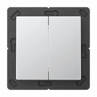 Wandzender 2v inb slv RF 4 kanaal aluminium A/AS afbeelding 2