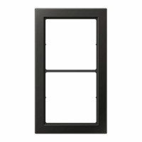 Afdekraam 2v slv F40/F50 aluminium antraciet LSFD afbeelding 2