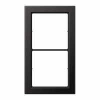 Afdekraam 2v slv F40/F50 aluminium dark LSFD afbeelding 2