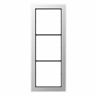 Afdekraam 3v slv F40/F50 aluminium LSFD afbeelding 2