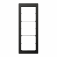 Afdekraam 3v slv F40/F50 aluminium antraciet LSFD afbeelding 2