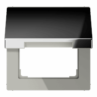 Klapdeksel slv 50X50mm gl.chroom LS afbeelding 2
