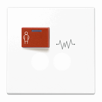 Cpl slv Ackermann 73075B/D oproep-rood alpwit LS afbeelding 2