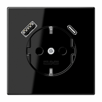 WCD RA 1V Slv Inb kv Usb-A+Usb-C Zwart Ls afbeelding 2