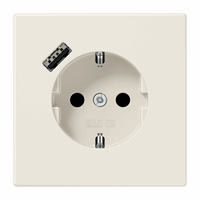 WCD RA 1V Slv Inb kv Usb-A Crème Ls afbeelding 2
