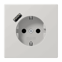 WCD RA 1V Slv Inb kv Usb-A Lichtgrijs Ls afbeelding 2