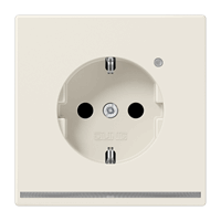 WCD RA 1v slv inb kv LED+sensor crème LS afbeelding 2