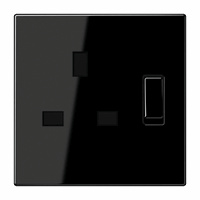 WCD 2P+A 1v inb kv afschak BS 1363 zwart LS afbeelding 2