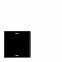 Taster 4v slv relais/dim F40 'pijl' zwart 23 LSFD afbeelding 2