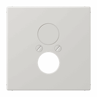 Cpl 2 x audio boring 18,5/22,5mm lichtgrijs LS afbeelding 2