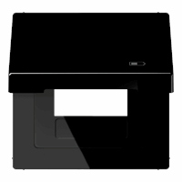 Klapdeksel slv 50X50mm 'charger' zwart LS afbeelding 2